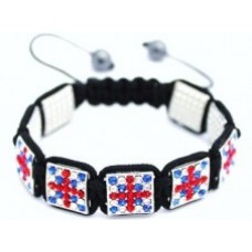 WORLD CUP Square Funky 'Rule Britannia' Crystal Bracelet