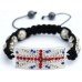 WORLD CUP 2022 Union Jack Crystal Fashion Bracelet