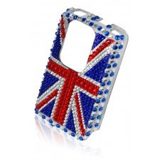 Union Jack Diamante Mobile Phone Case For Nokia N900