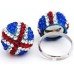 WORLD CUP UK Union Jack Crystal Ring