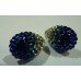 New two tone teardrop Shamballa Crystal Earrings In Four Different Colour Options