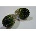 New two tone teardrop Shamballa Crystal Earrings In Four Different Colour Options