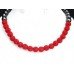 Full New Red Real Crystal Shamballa Necklace