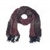 A stunning Red Woven Scarf