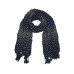 A stunning Blue Woven Scarf