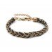 Black/Gold Bracelet With Free Gift Box  ( Ideal Valentine Present)