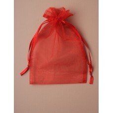  Wedding Organza Red LARGE  Gift Bag Ideal for Jewellery 