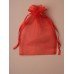  Wedding Organza Red LARGE  Gift Bag Ideal for Jewellery 