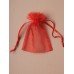 Red Medium Organza Gift Bag