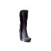 Long Knee Length Grey Boot