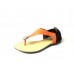 Orange Jewelled Woman Sandal