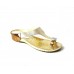 Gold Diamonte Trim Ladies Sandal