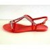 Diamonte Jellie Red Sandal