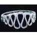 Silver Crystal Stone Bangle
