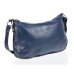 Blue Leather Cross Body Handbag