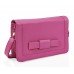 Pink Structured Bow Bag 