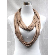 Gold Crystal Round Scarf