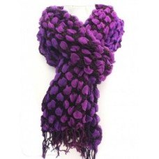 Pink Bubble  Winter Crystal Scarf