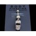 White Crystal Flute Belly Bar