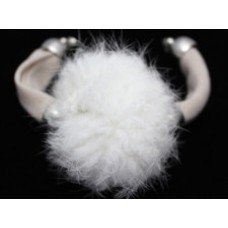 White Cloth Magnetic Crystal Bracelet