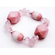 Pink Summer Crystal Bracelet