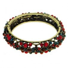 Beautiful Red Stone Set Bangle