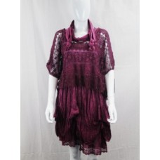 Red Crystal Italian Dress