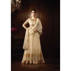 GOLD KARMA HEAVY GOLD EMBROIDERED WEDDING WEAR GOWN