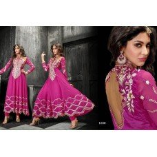 1008 Dard Pink Princess Wedding Wear Anarkali Dress